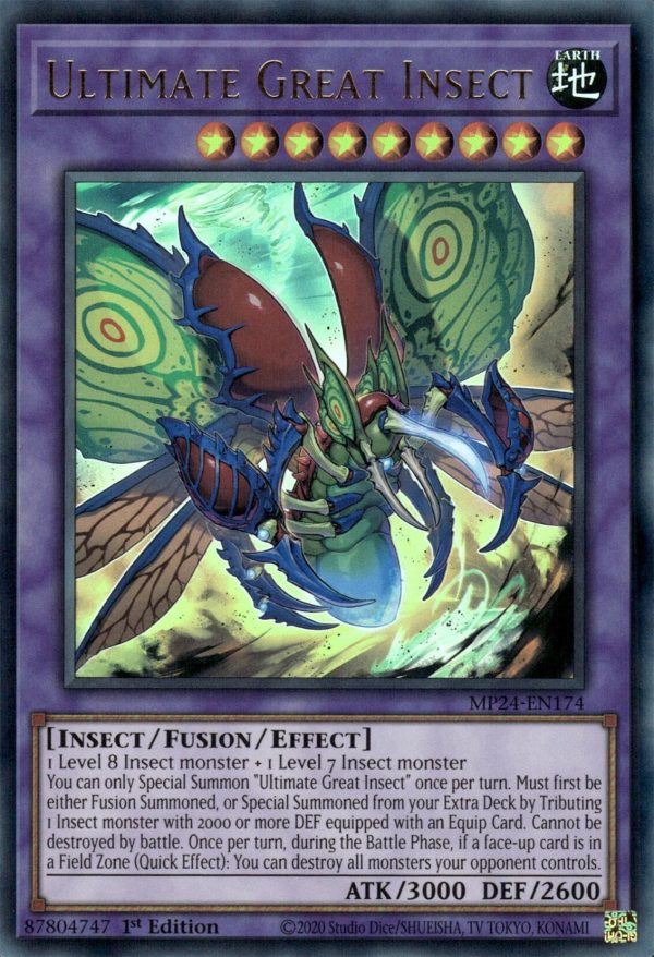 Ultimate Great Insect [MP24-EN174] Ultra Rare For Cheap