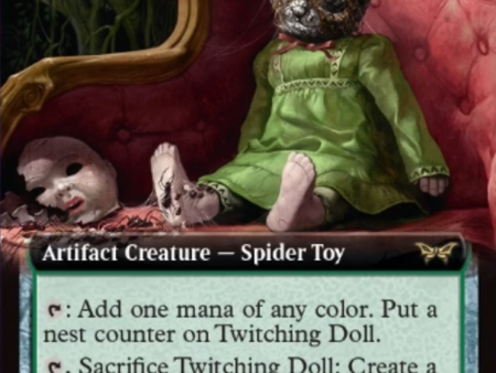 Twitching Doll (Extended Art) [Duskmourn: House of Horror] For Sale