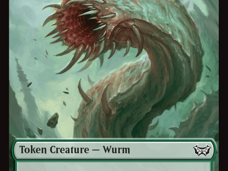 Wurm (0019)    Insect (0010) Double-Sided Token [Duskmourn: House of Horror Commander Tokens] Online now