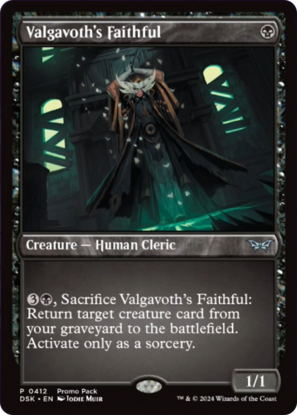 Valgavoth s Faithful [Duskmourn: House of Horror Promos] For Discount