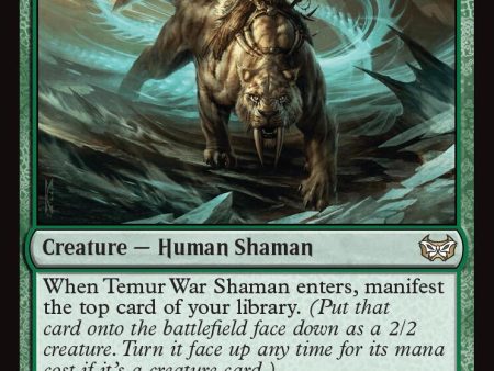 Temur War Shaman [Duskmourn: House of Horror Commander] Hot on Sale