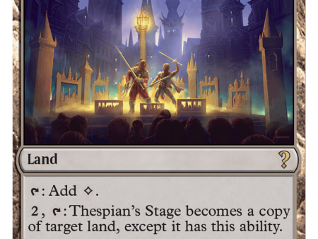 Thespian s Stage (White Border) [Mystery Booster 2] Hot on Sale