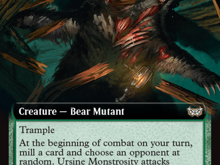 Ursine Monstrosity (Extended Art) [Duskmourn: House of Horror Commander] on Sale