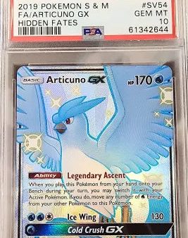 Articuno GX SV54 SV94 Hidden Fates PSA 10 61342644 Online