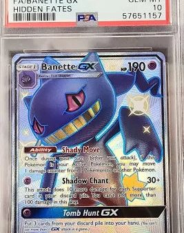 Banette GX SV61 SV94 Hidden Fates PSA 10 57651157 Online Hot Sale