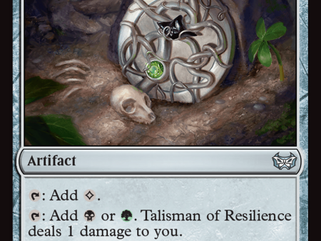 Talisman of Resilience [Duskmourn: House of Horror Commander] Hot on Sale