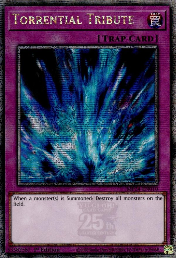 Torrential Tribute [MP24-EN010] Quarter Century Secret Rare For Discount