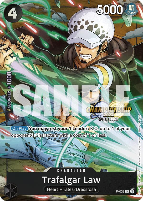 Trafalgar Law (P-038) (CS 2024 Event Pack) [One Piece Promotion Cards] Hot on Sale