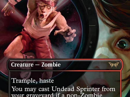 Undead Sprinter (Borderless) [Duskmourn: House of Horror] Supply