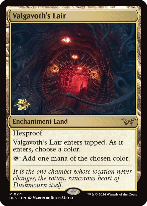 Valgavoth s Lair [Duskmourn: House of Horror Prerelease Promos] on Sale