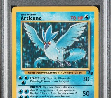 Articuno 2 62 Fossil Unlimited PSA 9 78747324 Online Sale