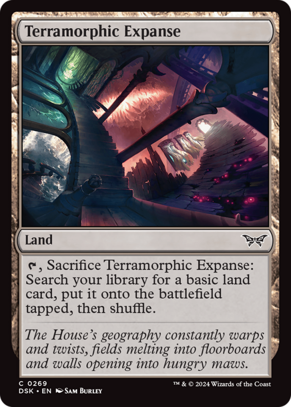 Terramorphic Expanse [Duskmourn: House of Horror] Hot on Sale