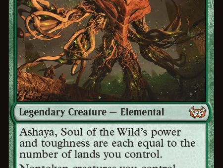 Ashaya, Soul of the Wild [Duskmourn: House of Horror Commander] For Discount