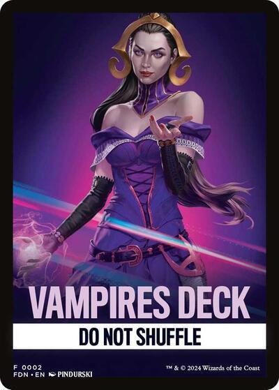 Vampires Deck Theme Card [Foundations Tokens] Discount