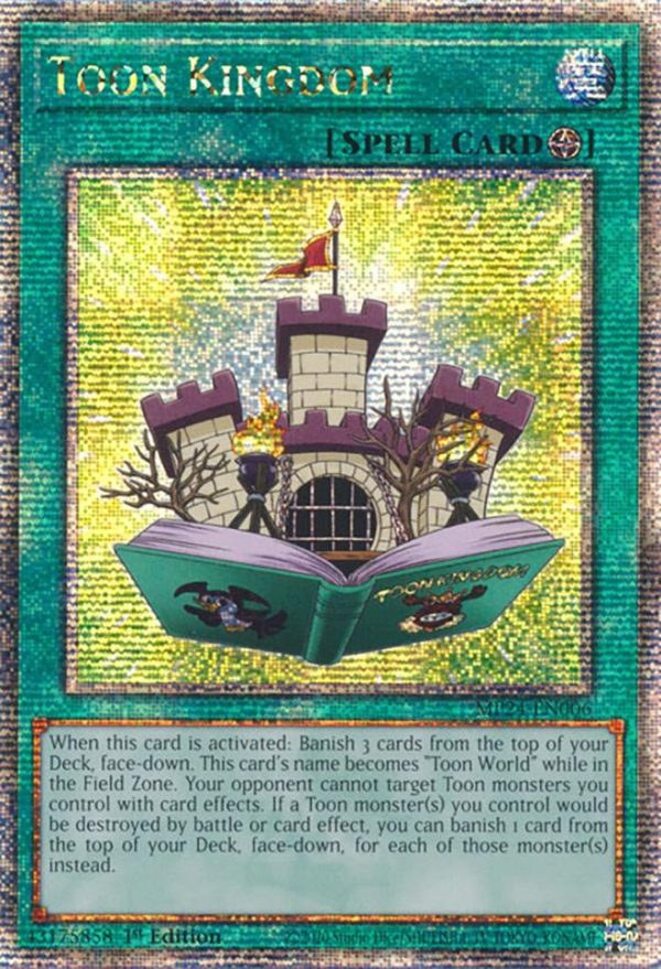 Toon Kingdom [MP24-EN006] Quarter Century Secret Rare For Sale