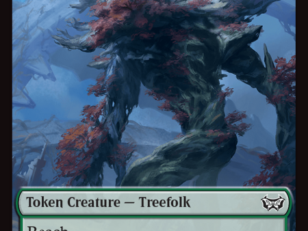 Treefolk    Spider Double-Sided Token [Duskmourn: House of Horror Commander Tokens] For Cheap