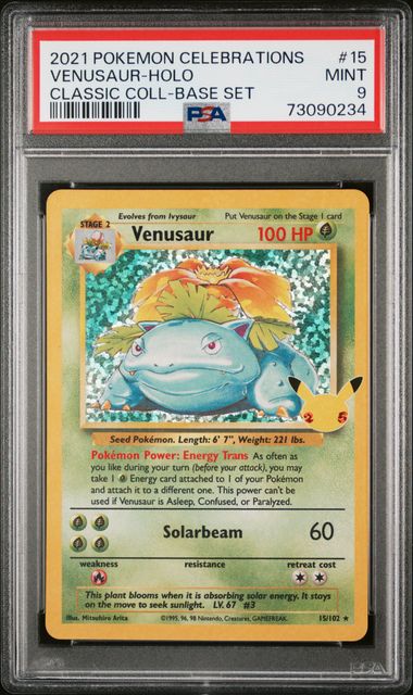 Venusaur 15 102 Celebrations Classic Collection PSA 9 73090234 Cheap