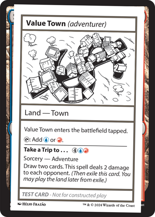 Value Town (adventurer) [Mystery Booster 2 Playtest Cards] For Sale