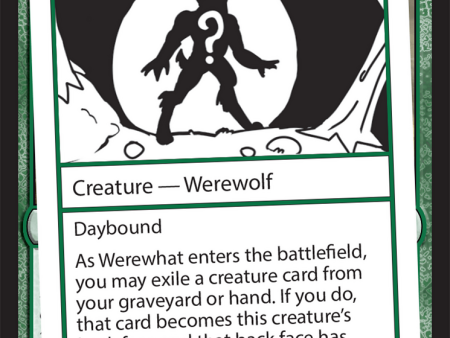 Werewhat [Mystery Booster 2 Playtest Cards] For Cheap