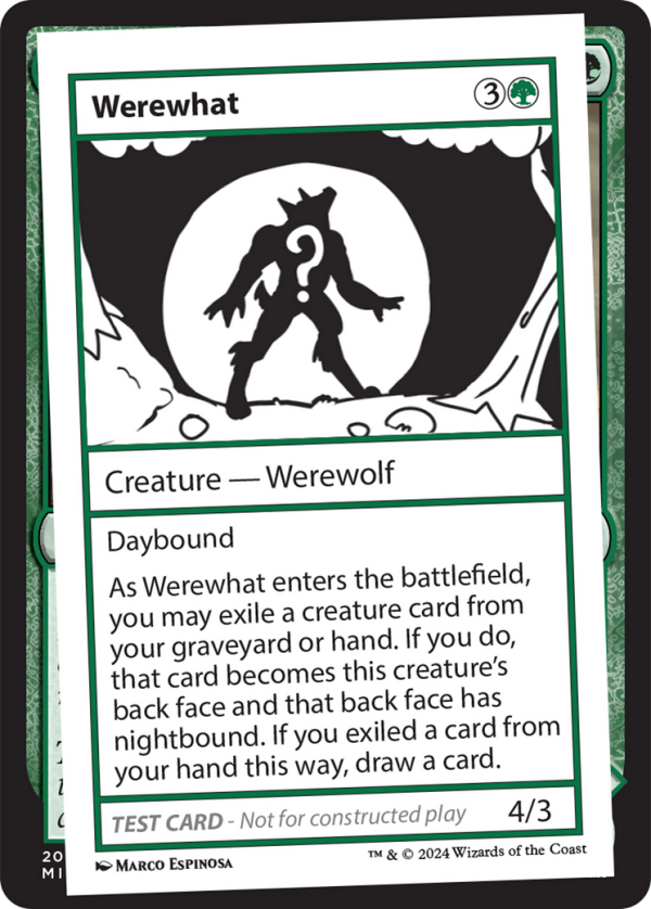 Werewhat [Mystery Booster 2 Playtest Cards] For Cheap