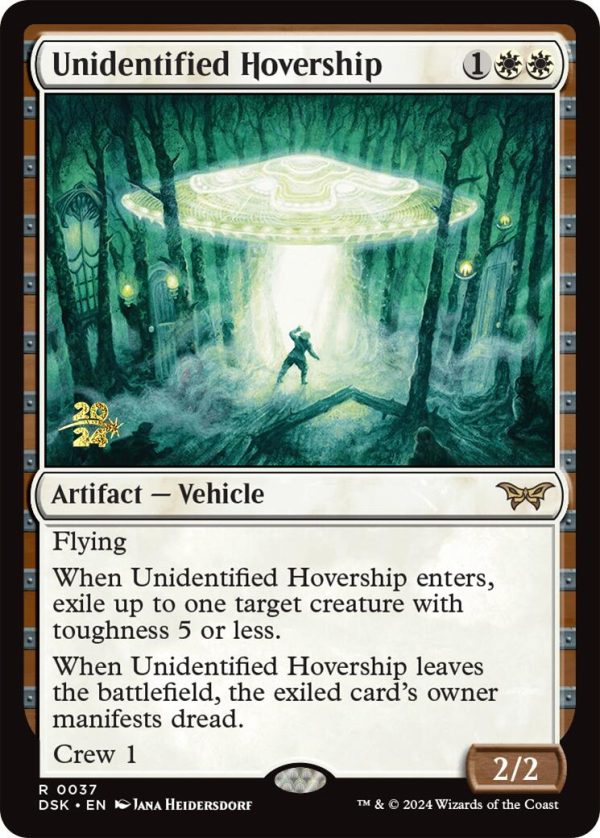 Unidentified Hovership [Duskmourn: House of Horror Prerelease Promos] Hot on Sale